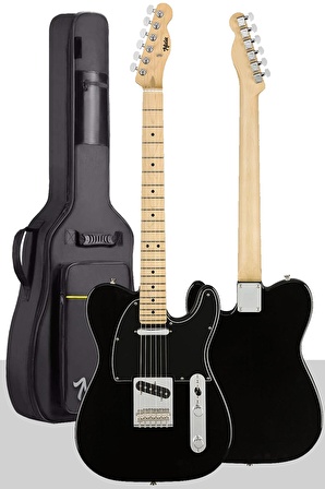 Midex Telecaster Black SS Elektro Gitar Full Set