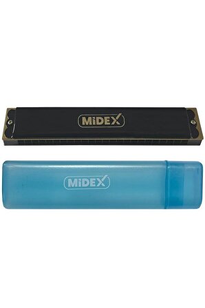 Midex HN-24BK Siyah 24 Delikli Mızıka