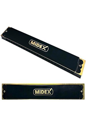 Midex HN-24BK Siyah 24 Delikli Mızıka