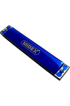 Midex HN-20BL Mavi 20 Delikli Mızıka