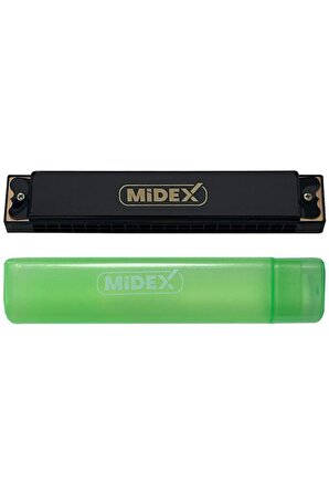 Midex HN-20BK Siyah 20 Delikli Mızıka