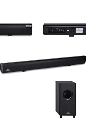 Maxword SLC-170BT-SW130 Bluetooth Soundbar TV Ses Sistemi + Subwoofer Seti 170W+130W