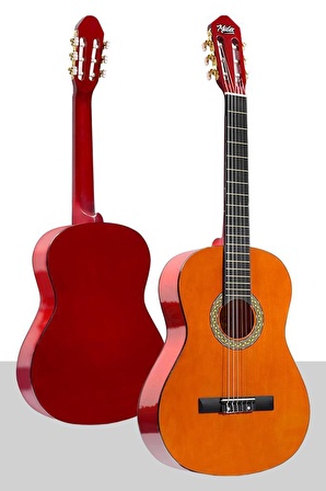 Midex CG-270M Doğal Renk Klasik Gitar 4/4 Yetişkin Boy Sap Ayarlı Full Set