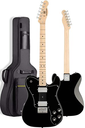 Maxword TLX-60BK-ST Telecaster Maple Klavye HH Profesyonel Elektro Gitar