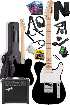 Midex TLX-50WB-25AMP Tele Kasa Maple Klavye 2 Single-Coil 25W Amfili Elektro Gitar