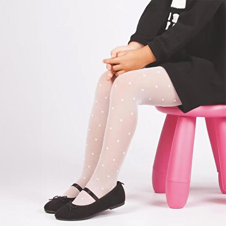 Penti Kız Çocuk Stil Desenli Külotlu Çorap 20 Denye