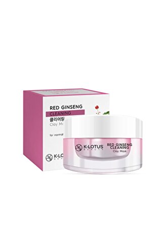 K-Lotus Beauty Kırmızı Ginseng Özlü Temizleyici Besleyici Kil Maskesi 30ml