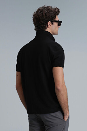 Lufian Erkek Laon Smart Polo T-Shirt 111040164 Siyah
