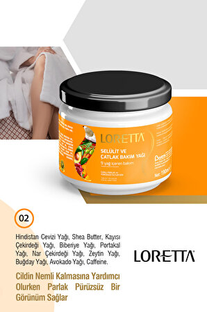 Loretta Cosmetic Selülit Yağ 190 ml