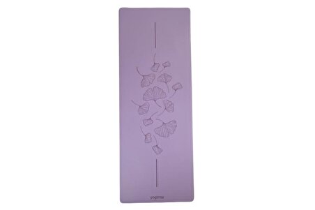 Ginkgo Series Mor -Anti-Slip Yoga ve Pilates Matı