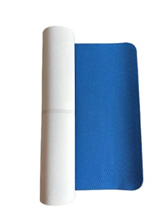 MantaRay Studio Series Grey-Navy Blue-6mm Yoga ve Pilates Matı