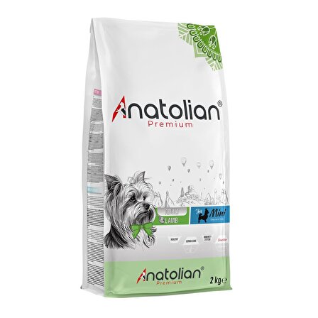 Anatolian Premium Mini Adult Lamb Kuzulu Yetişkin Küçük Irk Köpek Maması 4 Kg  