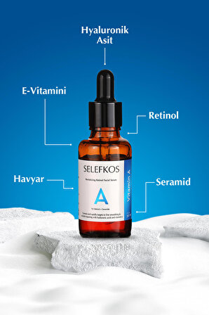 Vitamin-A Serum, Onarıcı & Besleyici Retinol Serum (1% Retinol + Ceramide)