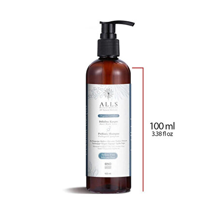Alls Biocosmetics Organik Dökülme Karşıtı Prebiyotik Şampuan 100 ml