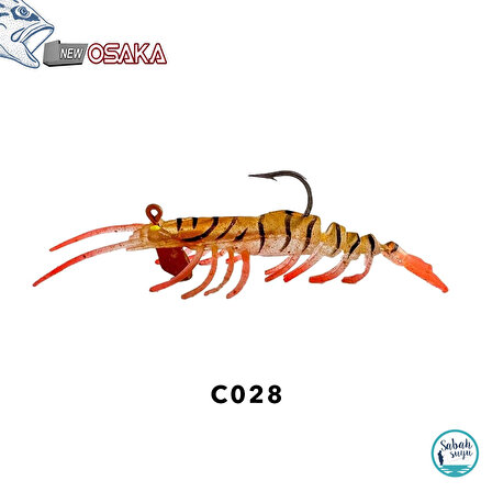 Osaka Caridina Shrimp TPE Yumuşak Karides 7.62cm 6.5gr C028