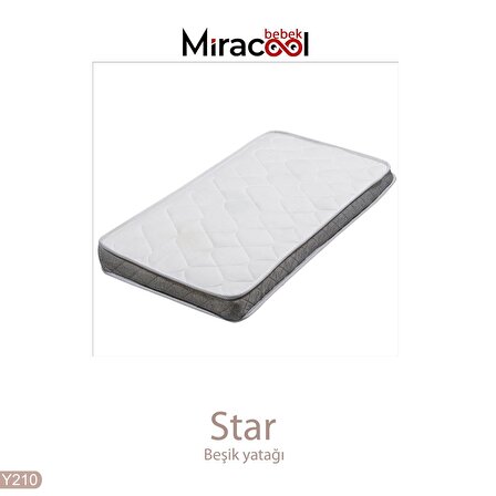 Star Beşik Yatağı 70x110cm - Bebek Yatak Park Beşik Yatak