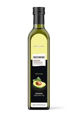 Asia's Dreams Avokado Soğuk Sıkım Yağ 250ml