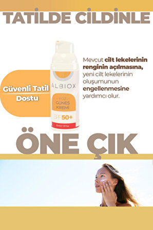 Albiox +50 Spf Güneş Kremi