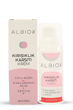 Albiox Kırışıklık Karşıtı Krem (Collagen + Hyaluronic Acid + Peptid)