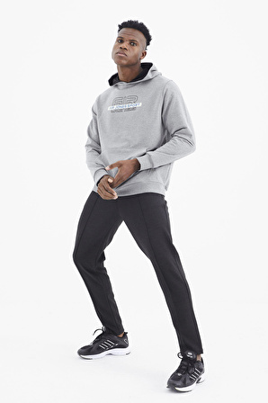 Davin  Kırçıllı Siyah Jogger Erkek Eşofman Alt - 82114