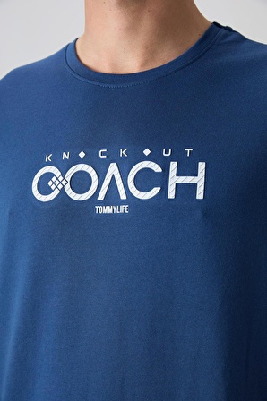 Parlament Pamuklu Kalın Yumuşak Dokulu Oversize Fit Baskılı Erkek T-Shirt - 88329