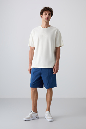 Parlament Pamuklu Kalın Yumuşak Dokulu Comfort Fit Basic Erkek Şort - 81261