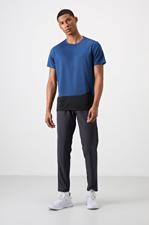 Parlament Polyester Nefes Alan Dokulu İnce Esnek Standart Fit Erkek Performans T-Shirt - 88383