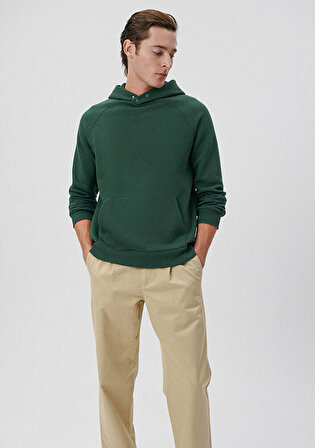 Kapüşonlu Yeşil Sweatshirt 0S10015-85173
