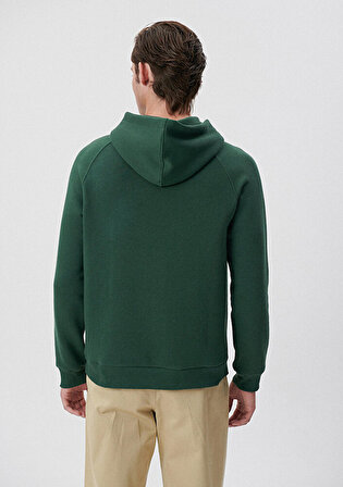 Kapüşonlu Yeşil Sweatshirt 0S10015-85173