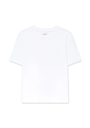 Beyaz Basic Tişört 6610185-620