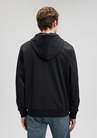 Mavi Black  Kapüşonlu Fermuarlı Siyah Sweatshirt 0S10134-900