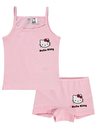 Hello Kitty Kız Çocuk İç Çamaşır Takımı 2-10 Yaş Pembe