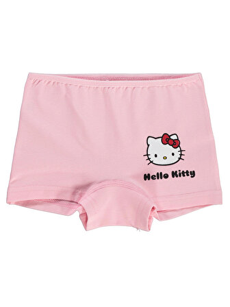 Hello Kitty Kız Çocuk 2'li Boxer Set 2-10 Yaş Pembe