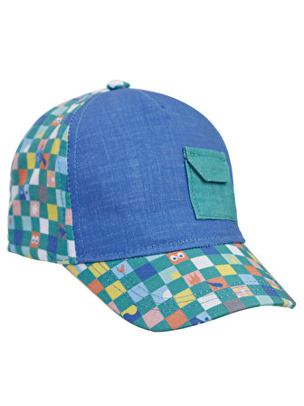 Civil Boys Erkek Çocuk Şapka 2-5 Yaş Mavi-Yeşil
