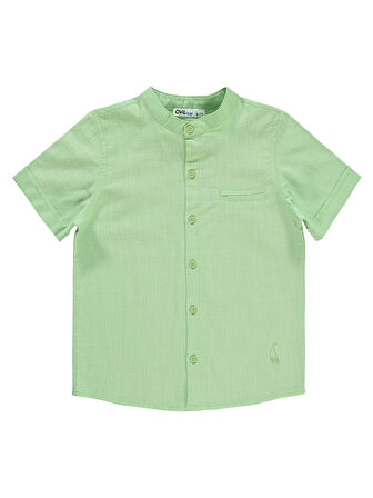 Civil Boys Erkek Çocuk Gömlek 6-9 Yaş Açık Yeşil