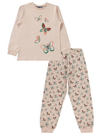 Civil Girls Kız Çocuk Pijama Takımı 6-9 Yaş Pembe Kil