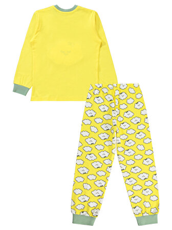 Civil Girls Kız Çocuk Pijama Takımı 10-13 Yaş Sarı