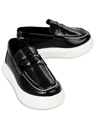 Civil Erkek Çocuk Klasik Kundura Ayakkabı 26-30 Numara Siyah