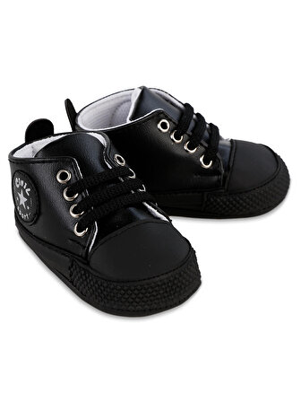 Civil Erkek Bebek Patik Ayakkabısı 17-19 Numara Siyah