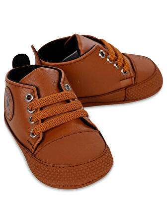 Civil Erkek Bebek Patik Ayakkabısı 17-19 Numara Taba