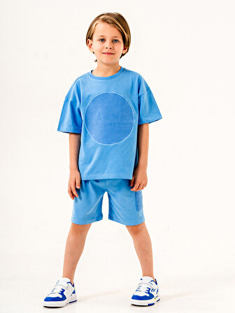 Civil Çocuk Tişört 3-9 Yaş Mavi