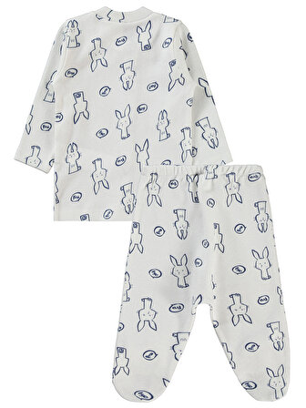 Civil Baby Kız Bebek Pijama Takımı 1-6 Ay Lila