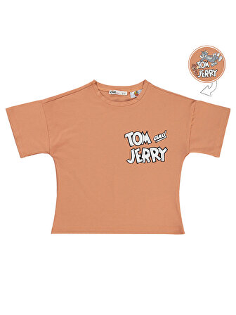 Tom and Jerry Kız Çocuk Tişört 2-5 Yaş İtalyan Kili