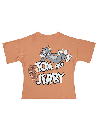 Tom and Jerry Kız Çocuk Tişört 10-13 Yaş İtalyan Kili