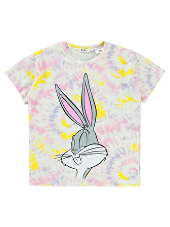 Bugs Bunny Kız Çocuk Tişört 10-13 Yaş Pembe
