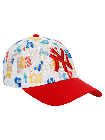 Civil Boys Erkek Çocuk Kep Şapka 6-9 Yaş Kırmızı