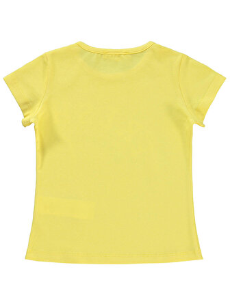 Civil Girls Kız Çocuk Tişört 2-5 Yaş Sarı