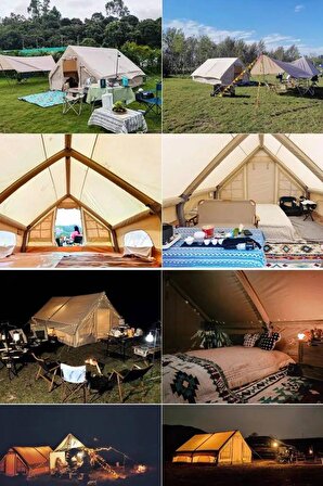 EFSANE KAMP - Family Şişme Kamp Çadırı 10-12 Kişilik