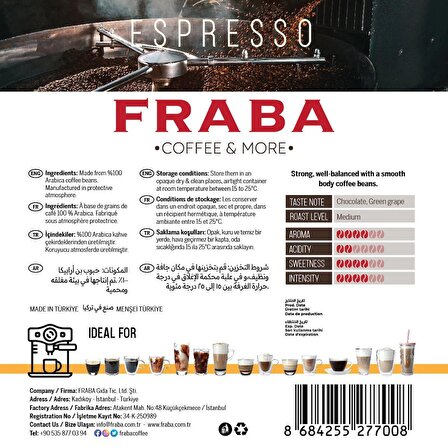 Fraba Espresso Special Blend Çekirdek Kahve 200g