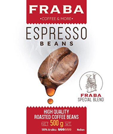 Fraba Espresso Special Blend Çekirdek Kahve 500g